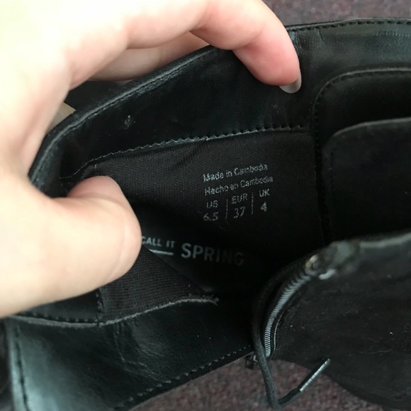 Call it spring black boot heels - Picture 5 of 5